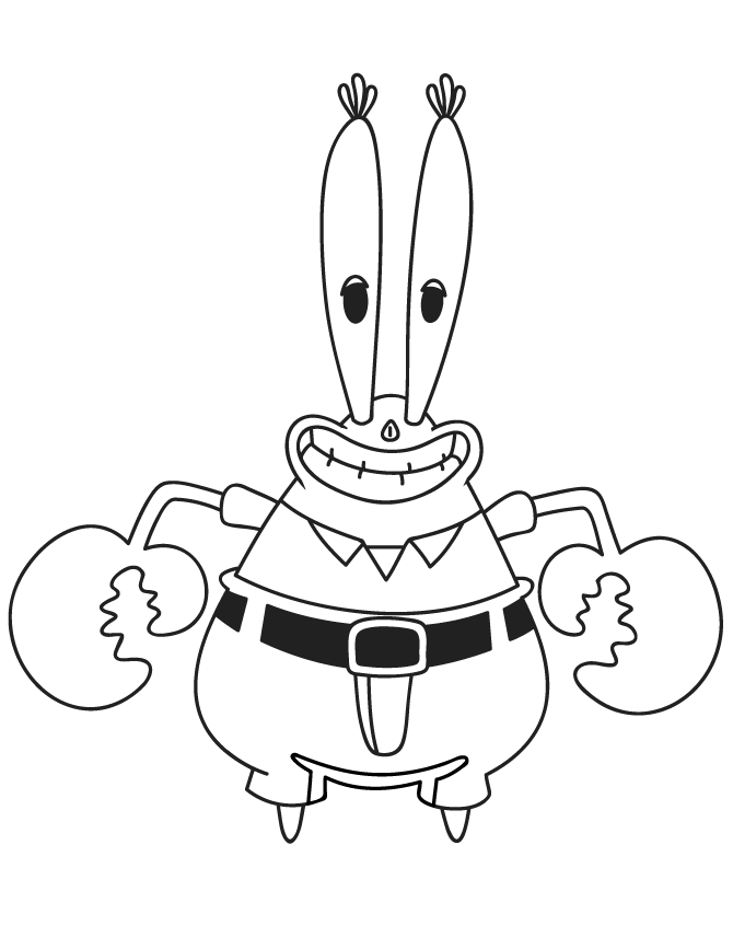 Plansa de colorat cu Spongebob 14 25